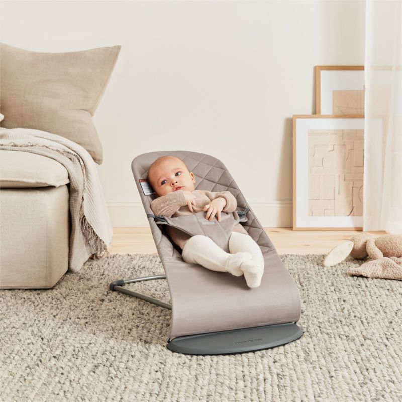 BABYBJÖRN™ Bouncer Bliss Woven Quilt Sand Grey Baby Bouncer Chair - image 3 of 4