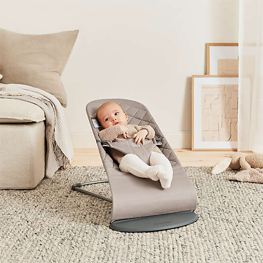 BABYBJÖRN™ Bouncer Bliss Woven Quilt Sand Grey Baby Bouncer Chair