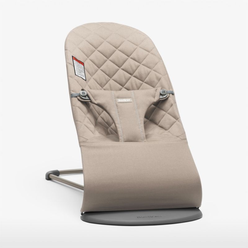 BABYBJORN Bouncer Bliss Woven Quilt Sand Grey Baby Bouncer Chair Reviews Crate Kids Canada