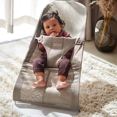 BABY BJÖRN Bouncer Bliss Mesh Beige Grey Infant Bouncer Chair 