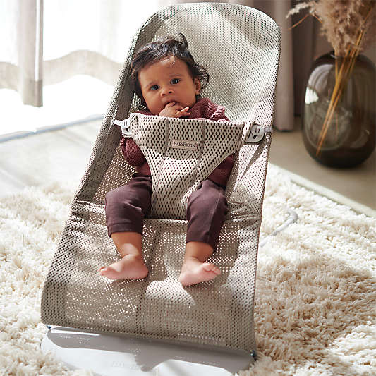BABYBJÖRN ™ Bouncer Bliss Mesh Beige Grey Baby Bouncer Chair