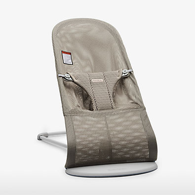 View BABYBJÖRN ™ Bouncer Bliss Mesh Beige Grey Baby Bouncer Chair details