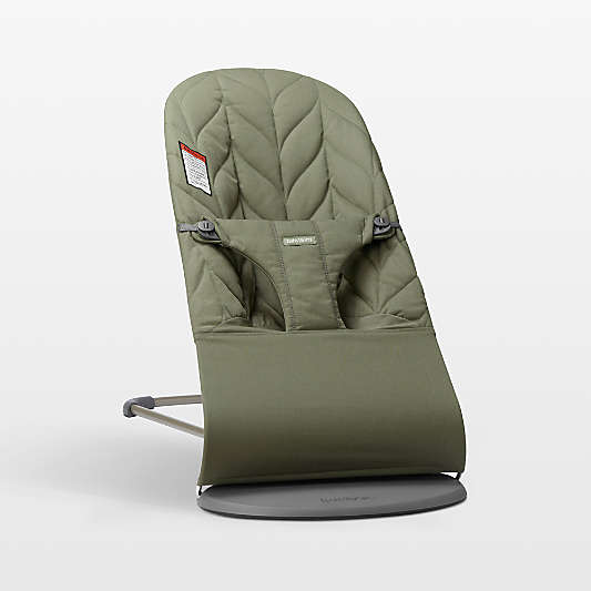 BABYBJÖRN Bouncer Bliss Petal Quilt Dark Green Baby Bouncer Chair