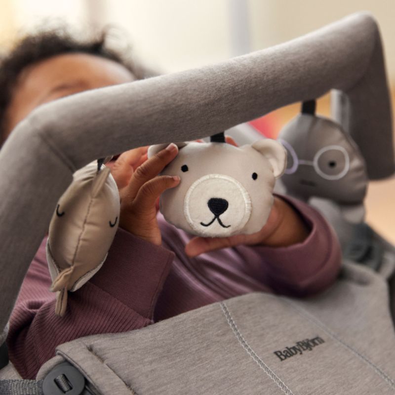 BABYBJÖRN Soft Friends Neutral Baby Bouncer Toy - image 2 of 4