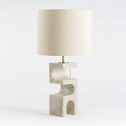 Boveda Stone Table Lamp Reviews, Crate And Barrel Lamp Table