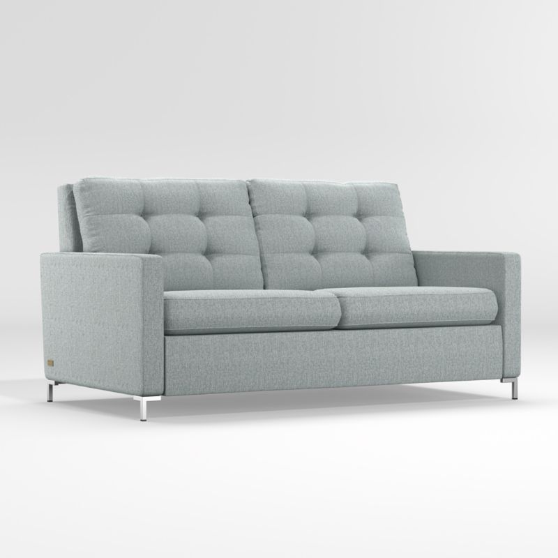 Bowen Tufted Queen American Leather Sleeper Sofa + Reviews | Crate & Barrel