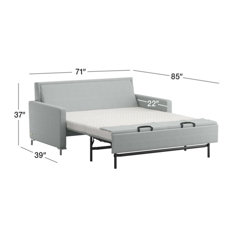 View Bowen Tufted Queen Sleeper Sofa - image 2 of 17