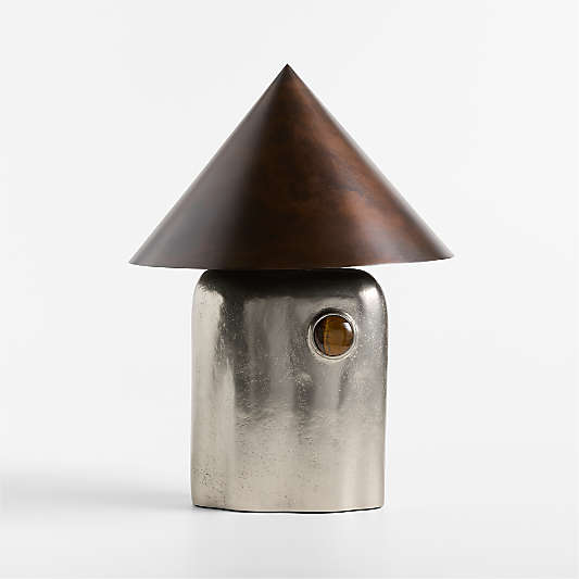 Bowery Silver Table Lamp by Laura Harrier and Tiffany Howell
