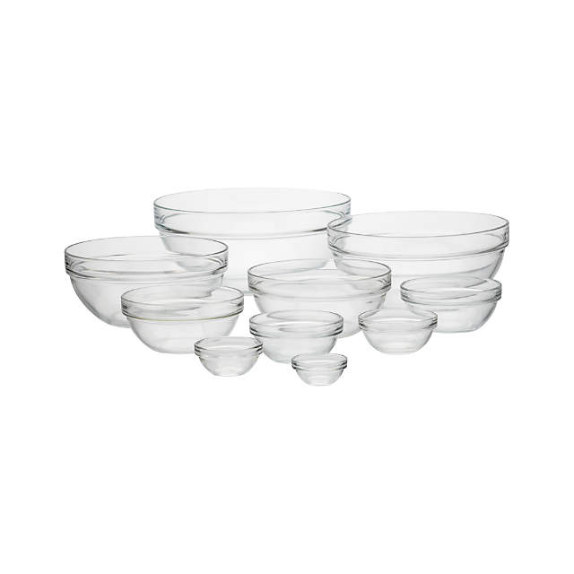 GL30 - Nesting Bowls - Sea Glass Design - UPC 619199300459