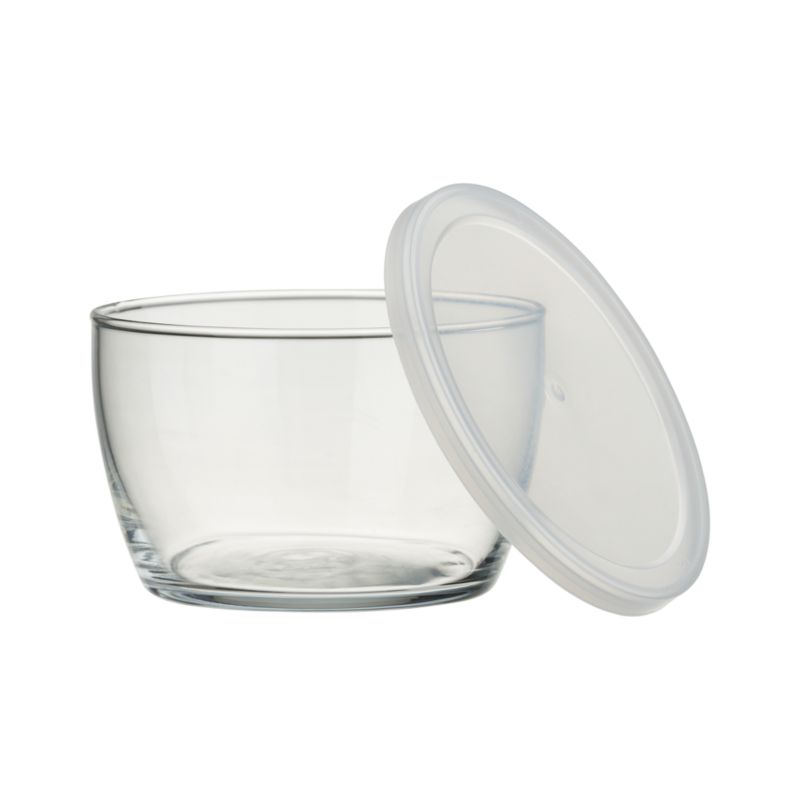 Clear Glass Bowl with Lid Set of 12 - image 7 of 9