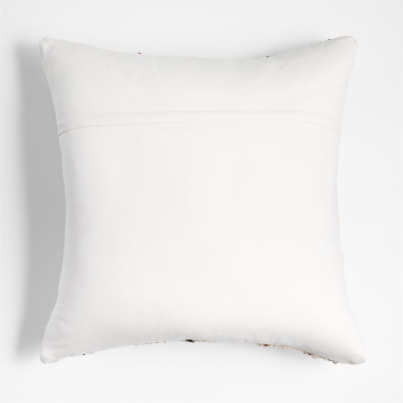 Bozeman Wool Blend 23"x23" Arctic Ivory Throw Pillow Cover - image 4 of 10