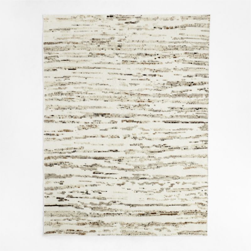Bozeman Wool Textured Taupe Area Rug 8'x10'