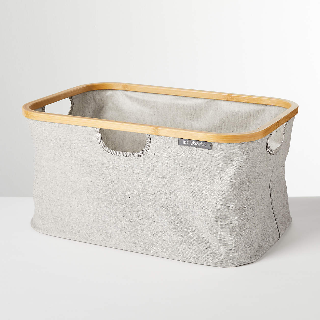 Brabantia Grey Foldable Laundry Basket + Reviews Crate & Barrel