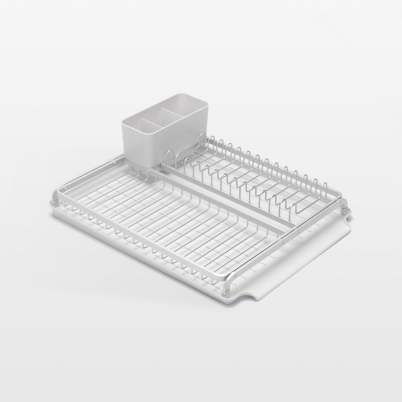 Brabantia Modern Large Aluminum Dish Drying Rack - Dove Grey