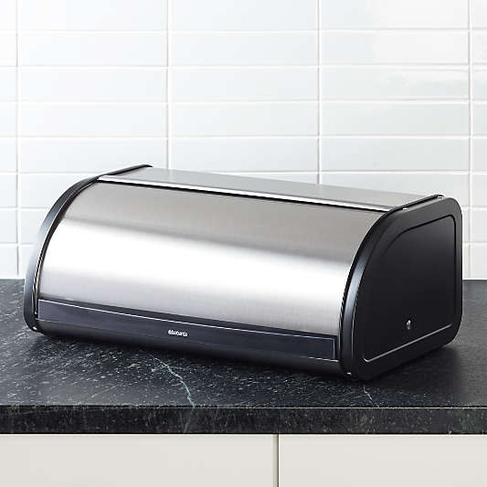 Brabantia Matte Steel Roll Top Bread Box