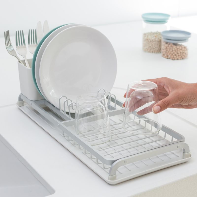 Brabantia Sinkside Compact Dish Drying Rack, Light Gray - image 5 of 9