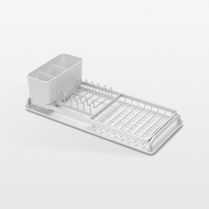 Crate&Barrel Brabantia Dark Grey Compact Dish Drying Rack