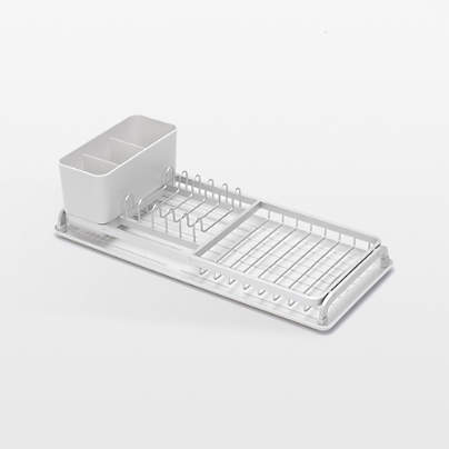 Brabantia Sinkside Compact Dish Drying Rack, Light Gray