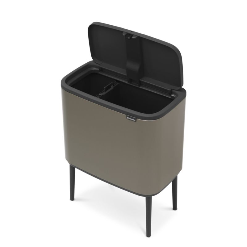 Brabantia Platinum Bo Touch Dual Recycling Bin - image 1 of 2