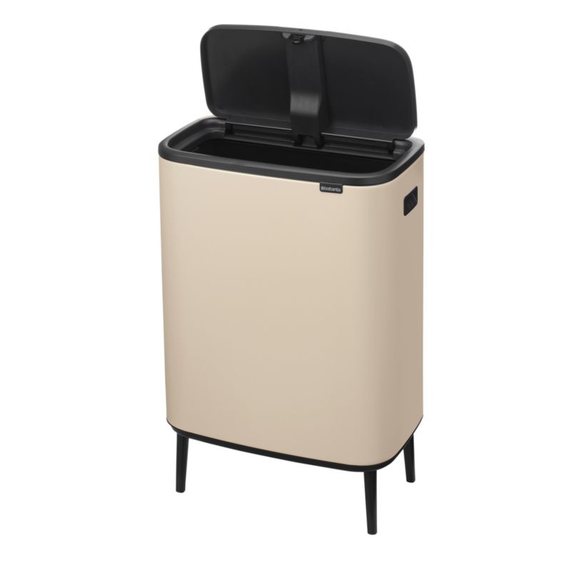 Brabantia Bo Touch Top Hi Trash Can, 16 Gallon (60 liter) Soft Beige - image 2 of 5