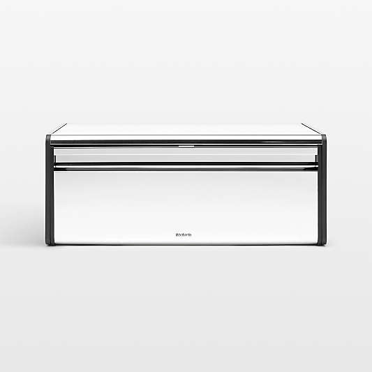 Brabantia Fall Front Bread Box, Brilliant Steel