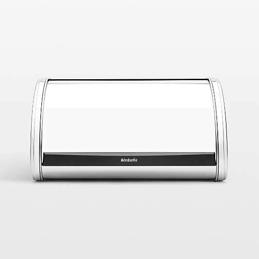 Brabantia Roll Top Bread Box, Medium, Brilliant Steel