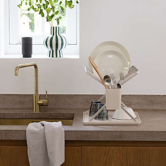 Brabantia Sinkside Soft Beige Foldable Dish Rack