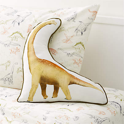 Brachiosaurus Kids Throw Pillow