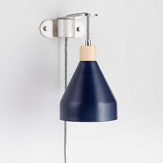 Navy Bracket Pendant Light