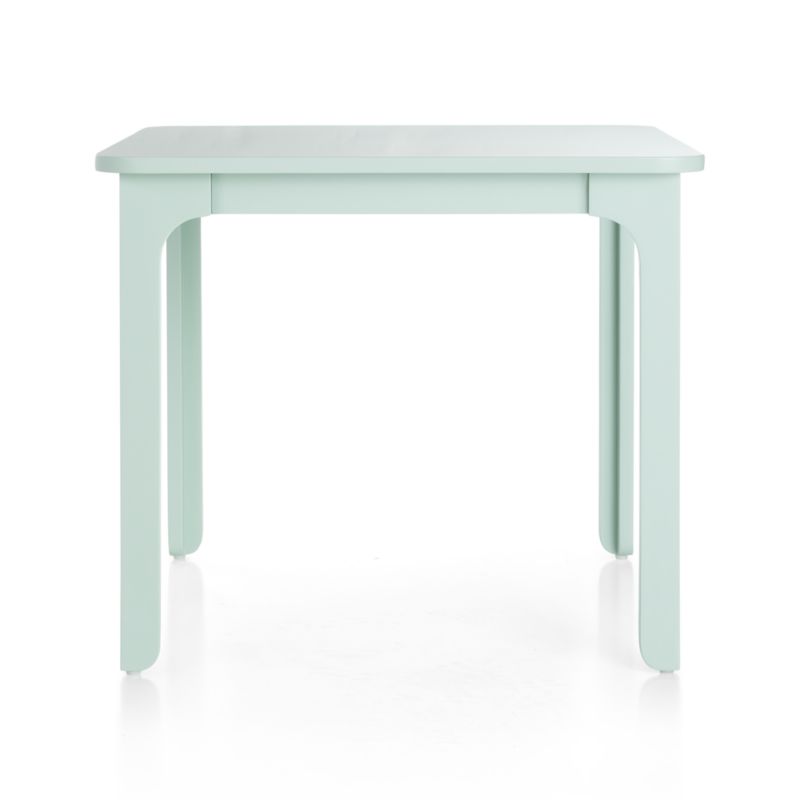 Brady Square Mint Wood Kids Play Table - image 4 of 9