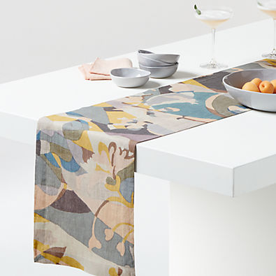 View Braque 90" Floral Table Runner details
