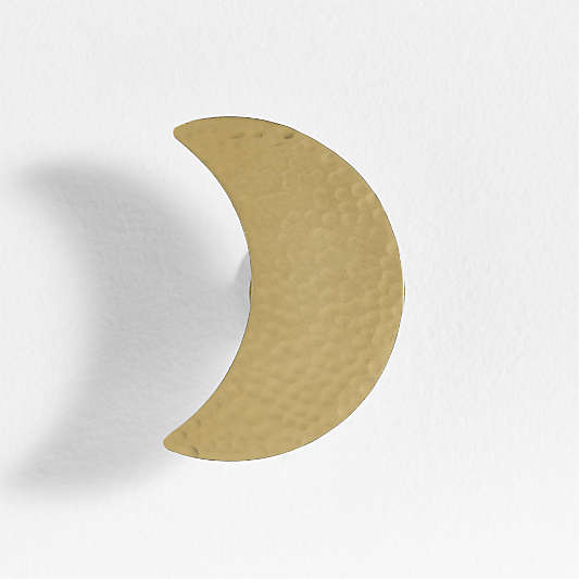 Brass Metal Crescent Moon Kids Wall Hook