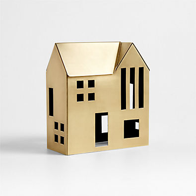View Brass Finish Holiday Mansion details