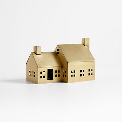 View Brass Finish Holiday Farmhouse details