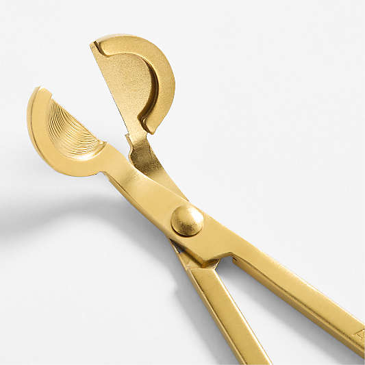 Apotheke Brass Finish Wick Trimmer and Candle Snuffer