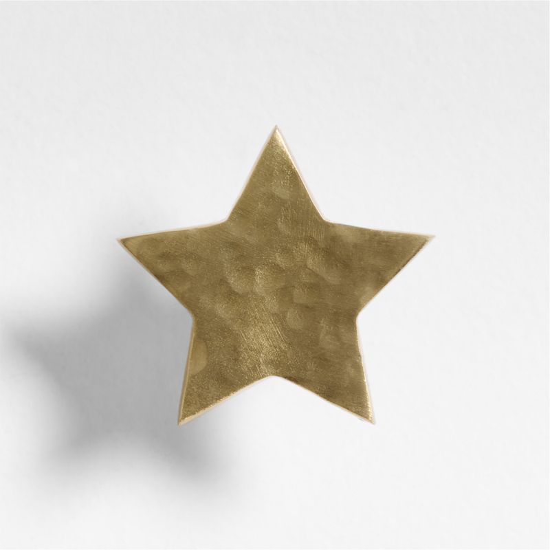 Brass Star Dresser Knob - image 0 of 2