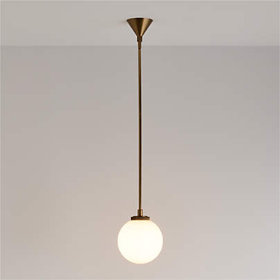 Brasserie Glass Pendant Light