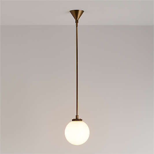 Brasserie Glass Pendant Light