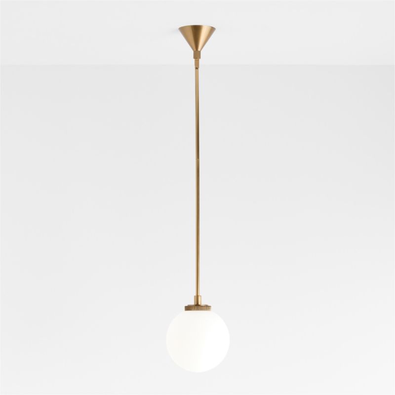 Brasserie Glass Pendant Light - image 2 of 7
