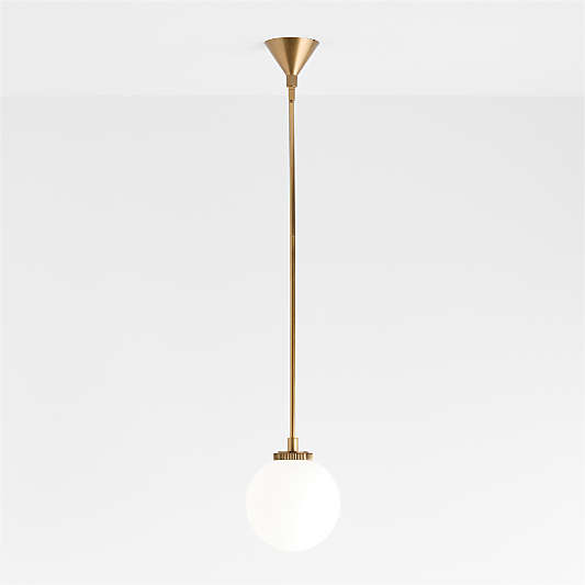 Brasserie Glass Pendant Light