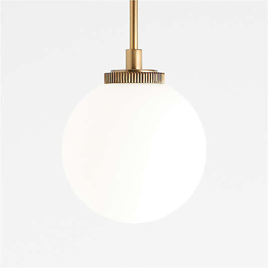 Brasserie Glass Pendant Light