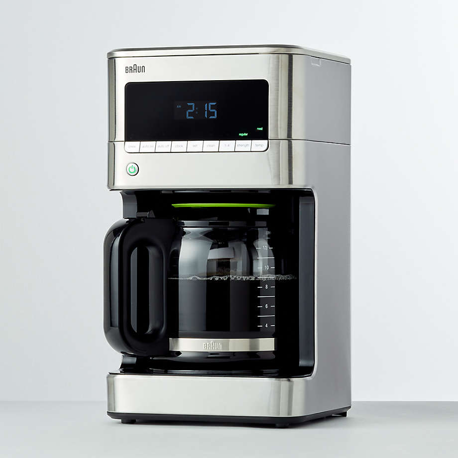 Braun Stainless Steel BrewSense 12-Cup Drip Coffee Maker + Reviews