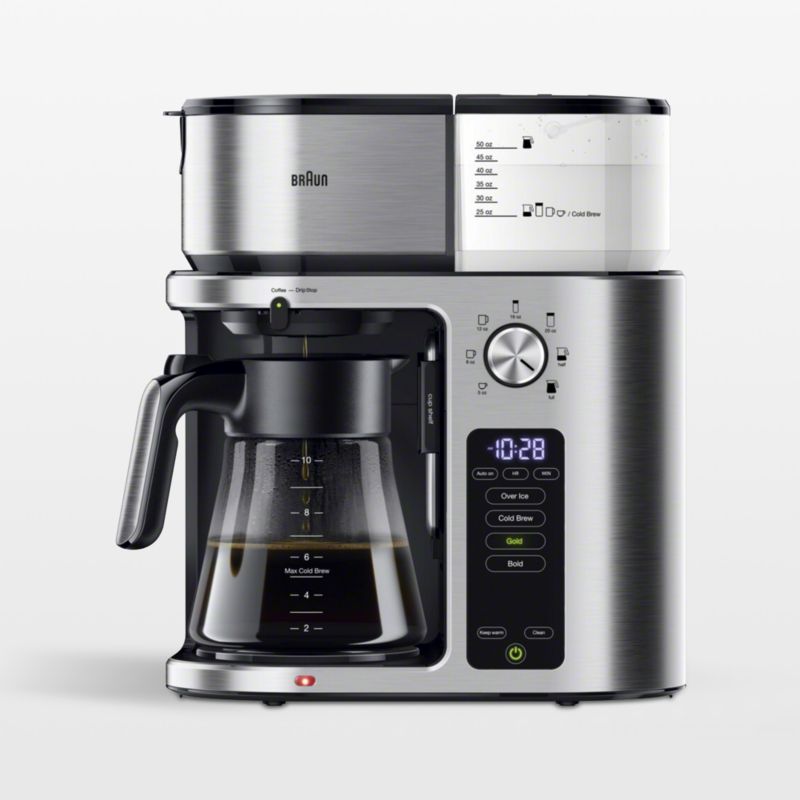 Braun MultiServe Plus 10-Cup Drip Coffee Maker with Cold Brew + Reviews ...