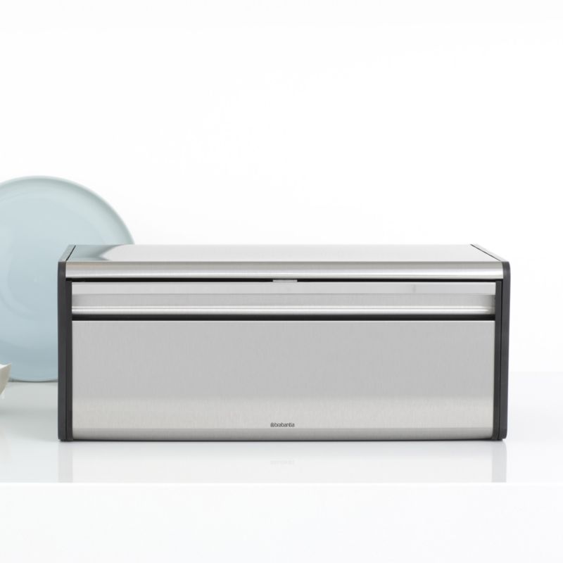Brabantia Fall Front Matte Steel Bread Box - image 3 of 7