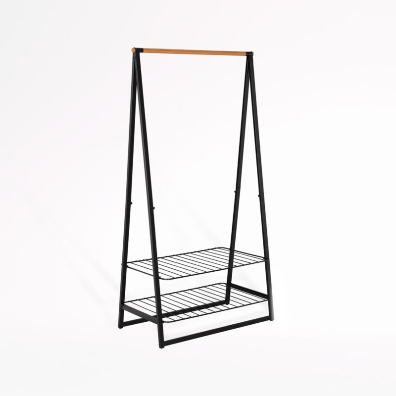 Brabantia Linn Large Black Clothes Rack + Reviews | Crate & Barrel