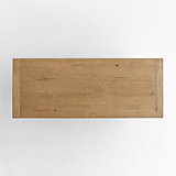 Breckenridge 78"-108" Weathered Rustic Oak Wood Extendable Dining Table