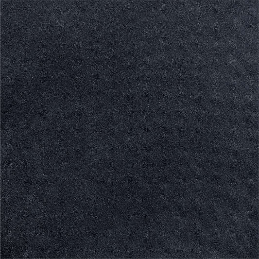 Braided Velvet Border 23"x23" Deep Indigo Throw Pillow Cover