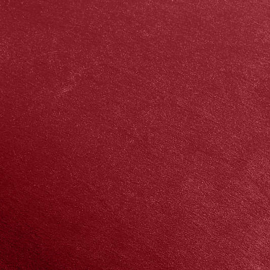 Braided Velvet Border 23"x23" Luminous Red Throw Pillow Cover