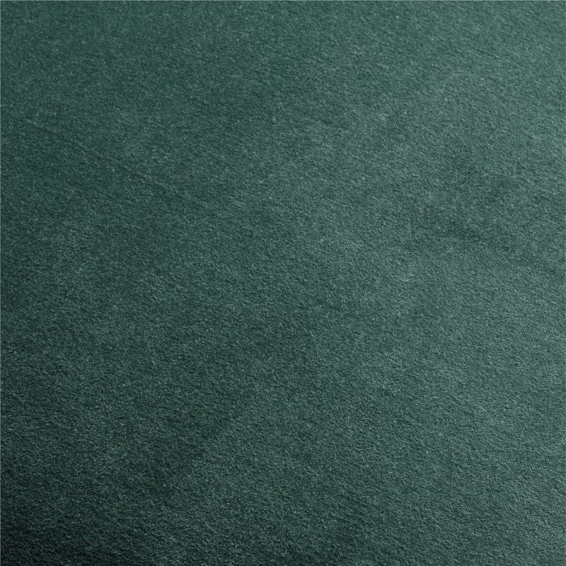 Braided Velvet Border 23"x23" Spruce Green Throw Pillow Cover - image 1 of 4