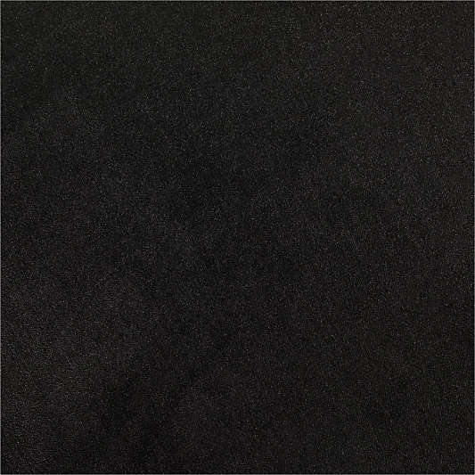 Braided Velvet Border 23"x23" Ink Black Throw Pillow Cover